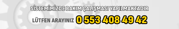 bakim calismasi